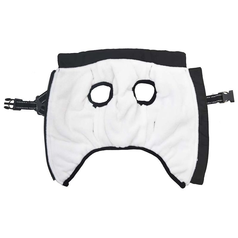 Petshop - Articole imbracaminte - Haine animale - Haina caini cu ham impermeabila reflectorizanta, negru, S - Infinity.ro