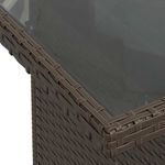 Casa si Gradina - Gradina si terasa - Mobilier exterior - Seturi mobila gradina - Set canapele de gradina cu perne, 9 piese, maro, poliratan - Infinity.ro