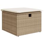 Casa si Gradina - Gradina si terasa - Mobilier exterior - Seturi mobila gradina - Set canapele de gradina cu perne, 6 piese, bej, poliratan - Infinity.ro