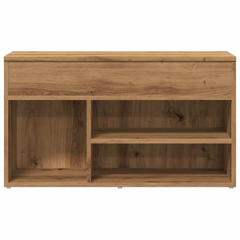 Casa si Gradina - Mobilier - Organizare si depozitare - Organizator incaltaminte - Bancheta pantofar stejar artizanal 80x30x45 cm, lemn prelucrat - Infinity.ro