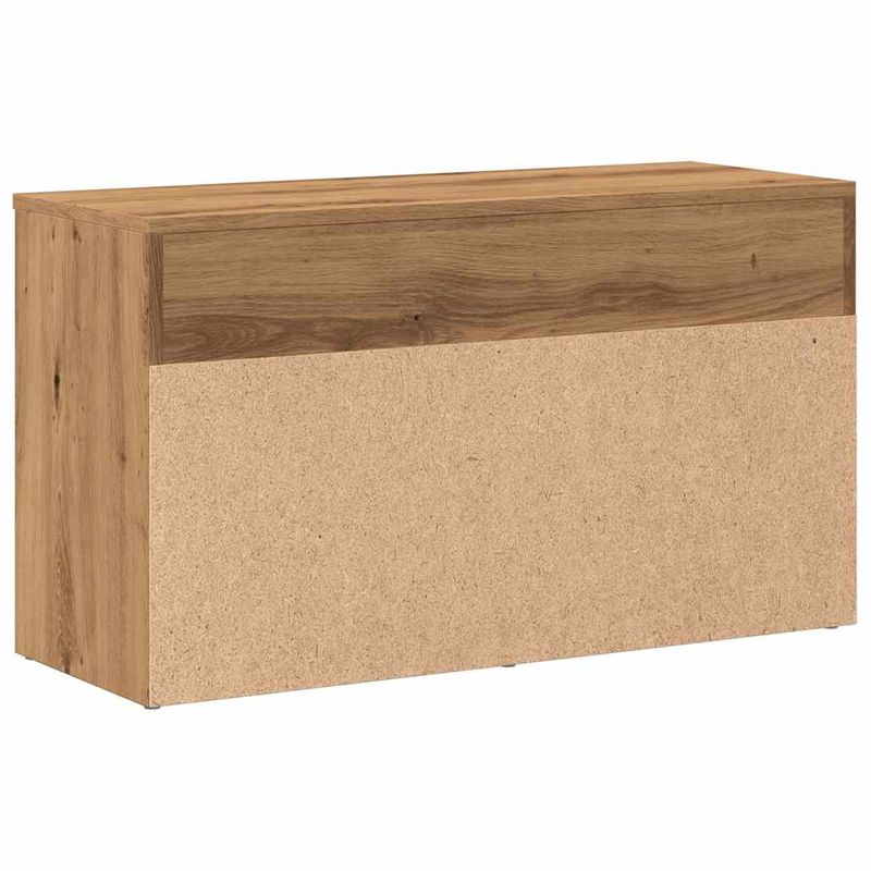 Casa si Gradina - Mobilier - Organizare si depozitare - Organizator incaltaminte - Bancheta pantofar stejar artizanal 80x30x45 cm, lemn prelucrat - Infinity.ro