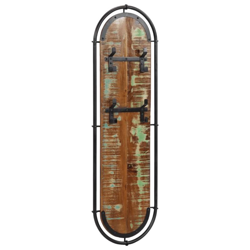 Casa si Gradina - Mobilier - Organizare si depozitare - Cuiere - Cuier de haine de perete 4 carlige, 2 buc., lemn masiv reciclat - Infinity.ro