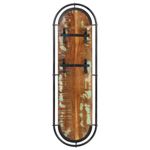 Casa si Gradina - Mobilier - Organizare si depozitare - Cuiere - Cuier de haine de perete 4 carlige, 2 buc., lemn masiv reciclat - Infinity.ro