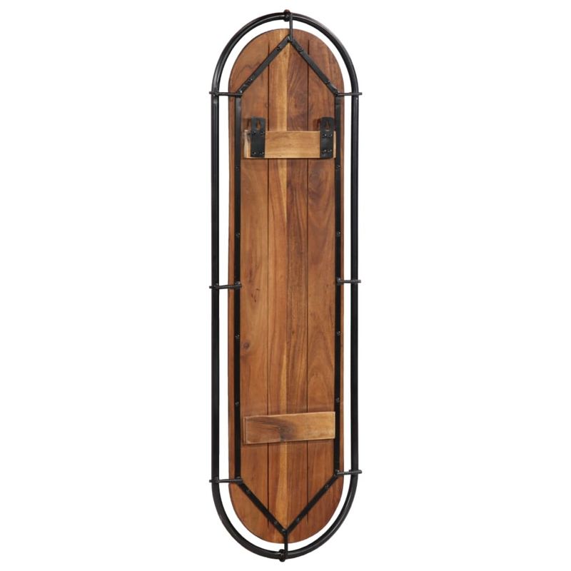 Casa si Gradina - Mobilier - Organizare si depozitare - Cuiere - Cuier de haine de perete 4 carlige, 2 buc., lemn masiv reciclat - Infinity.ro