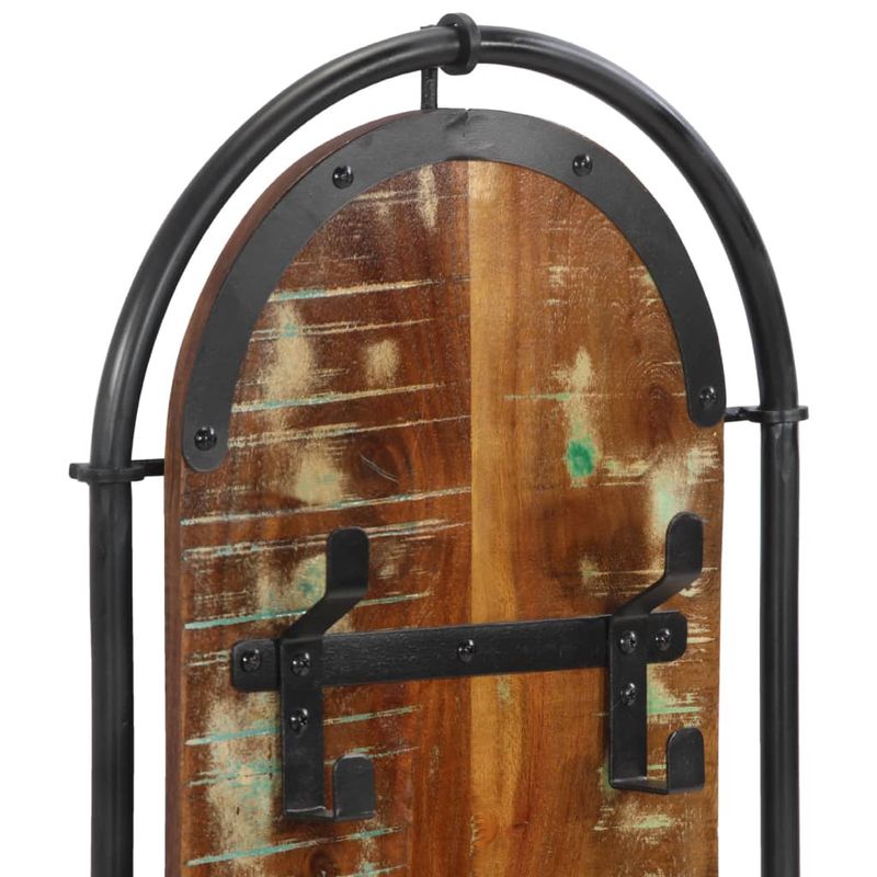 Casa si Gradina - Mobilier - Organizare si depozitare - Cuiere - Cuier de haine de perete 4 carlige, 2 buc., lemn masiv reciclat - Infinity.ro