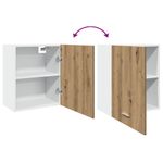 Casa si Gradina - Mobilier - Comode si corpuri - Corpuri bucatarie - Dulapuri suspendate 2 buc., stejar artizanal, 50x31x60 cm, lemn - Infinity.ro