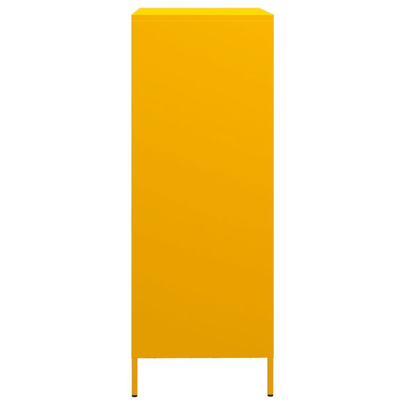 Casa si Gradina - Mobilier - Comode si corpuri - Corpuri bucatarie - Dulap inalt, galben mustar, 39x35x103,5 cm, otel - Infinity.ro