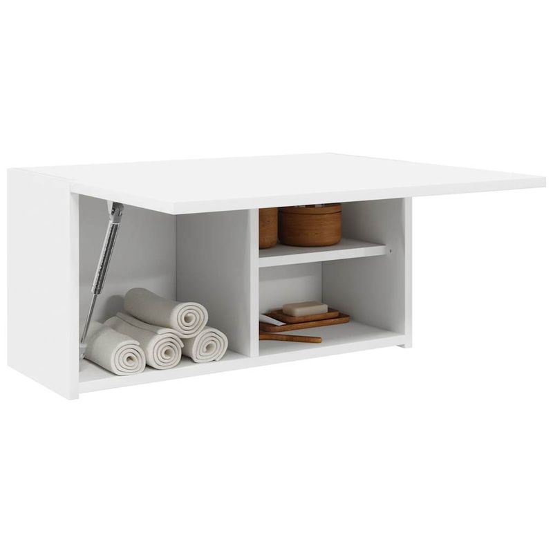 Casa si Gradina - Mobilier - Mobilier baie - Corpuri baie - Dulap de perete de baie, alb, 60x25x30 cm, lemn prelucrat - Infinity.ro