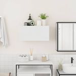 Casa si Gradina - Mobilier - Mobilier baie - Corpuri baie - Dulap de perete de baie, alb, 60x25x30 cm, lemn prelucrat - Infinity.ro