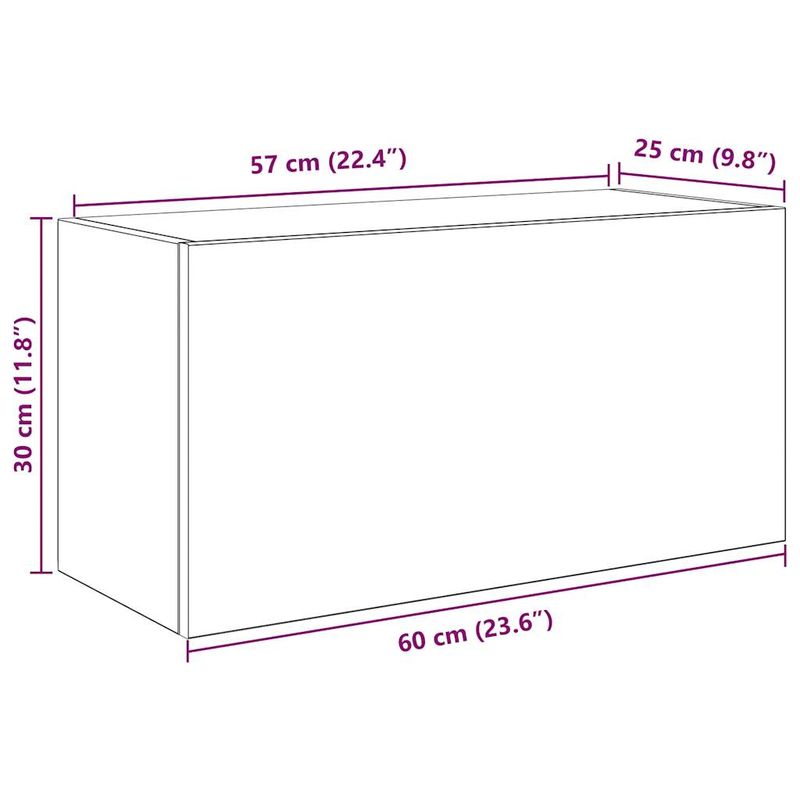 Casa si Gradina - Mobilier - Mobilier baie - Corpuri baie - Dulap de perete de baie, alb, 60x25x30 cm, lemn prelucrat - Infinity.ro
