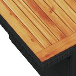 Casa si Gradina - Gradina si terasa - Mobilier exterior - Seturi mobila gradina - Set mobilier de gradina cu perne, 6 piese, negru, poliratan - Infinity.ro