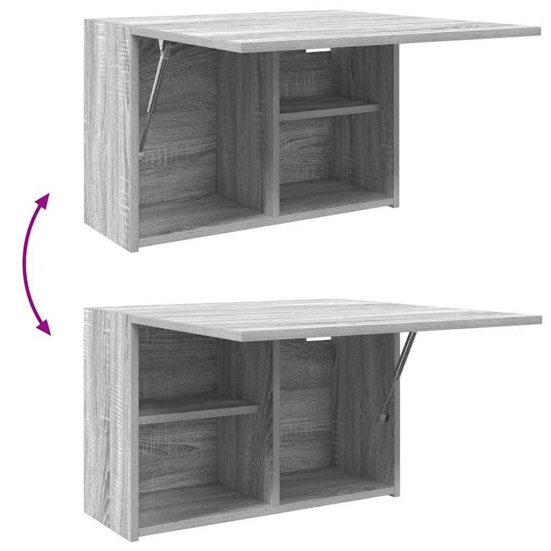 Casa si Gradina - Mobilier - Mobilier baie - Corpuri baie - Dulap perete baie, gri sonoma, 60x25x40 cm, lemn prelucrat - Infinity.ro