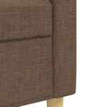 Casa si Gradina - Mobilier - Seturi de mobilier - Seturi living - Set de canapele cu perne decorative, 2 piese, maro, textil - Infinity.ro