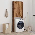 Casa si Gradina - Mobilier - Dulapuri si sifoniere - Dulapuri - Dulap masina de spalat, lemn vechi, 64x25,5x190 cm - Infinity.ro
