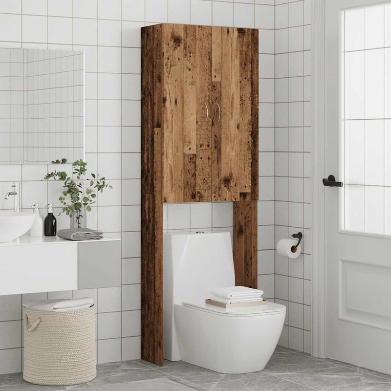 Casa si Gradina - Mobilier - Dulapuri si sifoniere - Dulapuri - Dulap masina de spalat, lemn vechi, 64x25,5x190 cm - Infinity.ro