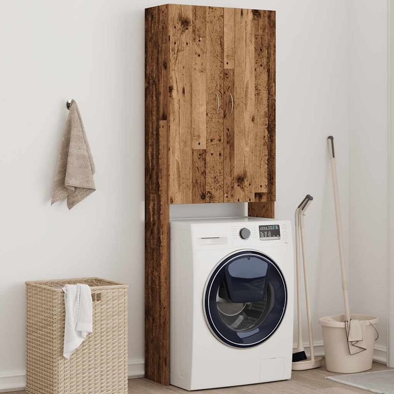 Casa si Gradina - Mobilier - Dulapuri si sifoniere - Dulapuri - Dulap masina de spalat, lemn vechi, 64x25,5x190 cm - Infinity.ro