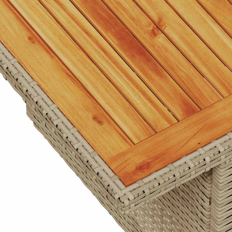 Casa si Gradina - Gradina si terasa - Mobilier exterior - Seturi mobila gradina - Set canapele gradina cu perne 6 piese bej poliratan/lemn acacia - Infinity.ro