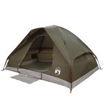 Sport si Outdoor - Camping - Corturi camping - Cort de camping cupola pentru 4 persoane, maro, impermeabil - Infinity.ro