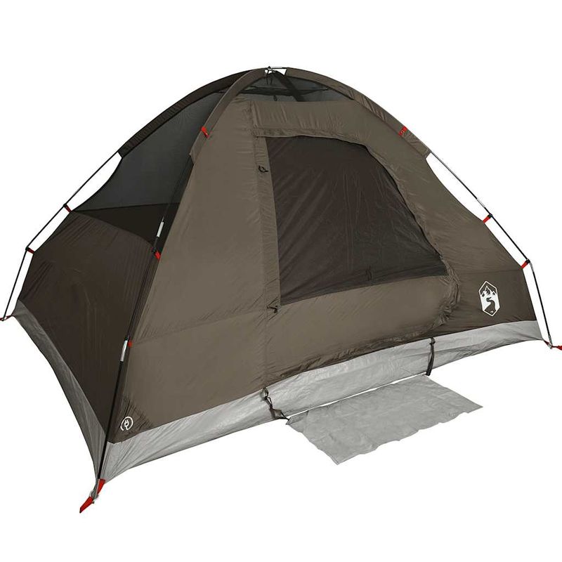 Sport si Outdoor - Camping - Corturi camping - Cort de camping cupola pentru 4 persoane, maro, impermeabil - Infinity.ro