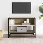 Casa si Gradina - Mobilier - Comode si corpuri - Comode - Comoda TV, stejar sonoma, 61x40x46 cm, lemn prelucrat si metal - Infinity.ro