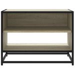 Casa si Gradina - Mobilier - Comode si corpuri - Comode - Comoda TV, stejar sonoma, 61x40x46 cm, lemn prelucrat si metal - Infinity.ro