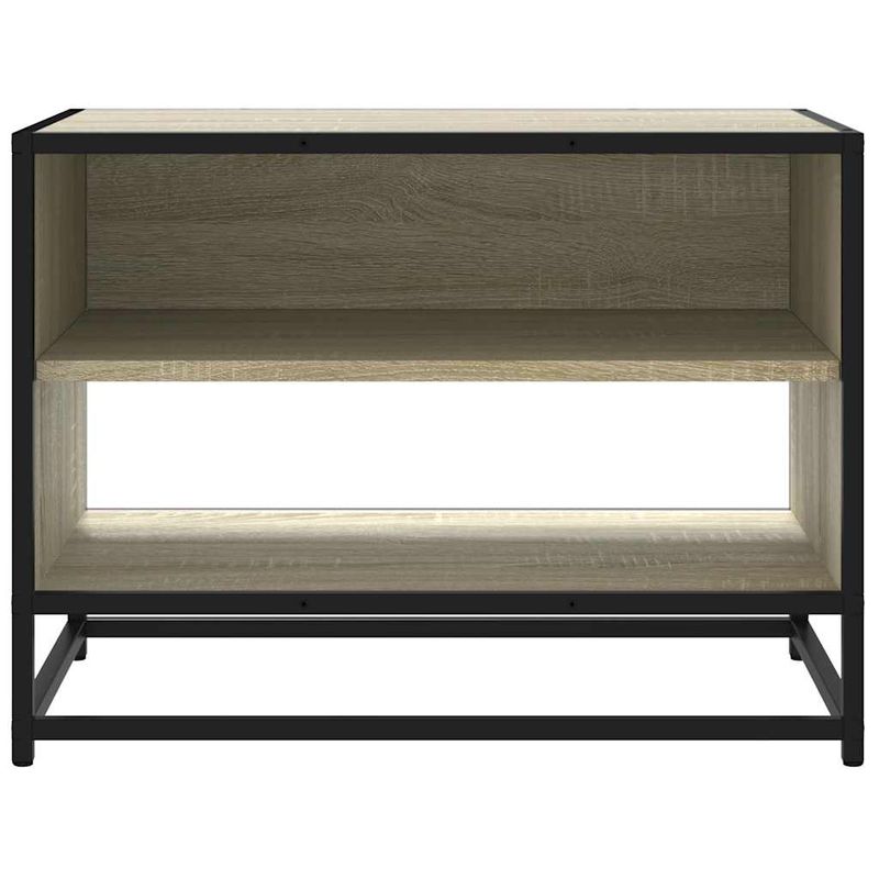Casa si Gradina - Mobilier - Comode si corpuri - Comode - Comoda TV, stejar sonoma, 61x40x46 cm, lemn prelucrat si metal - Infinity.ro