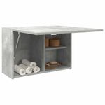 Casa si Gradina - Mobilier - Mobilier baie - Corpuri baie - Dulap perete baie, gri beton, 60x25x40 cm, lemn prelucrat - Infinity.ro