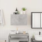 Casa si Gradina - Mobilier - Mobilier baie - Corpuri baie - Dulap perete baie, gri beton, 60x25x40 cm, lemn prelucrat - Infinity.ro