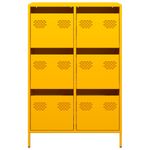 Casa si Gradina - Mobilier - Comode si corpuri - Corpuri bucatarie - Dulap inalt, galben mustar, 68x39x101,5 cm, otel - Infinity.ro