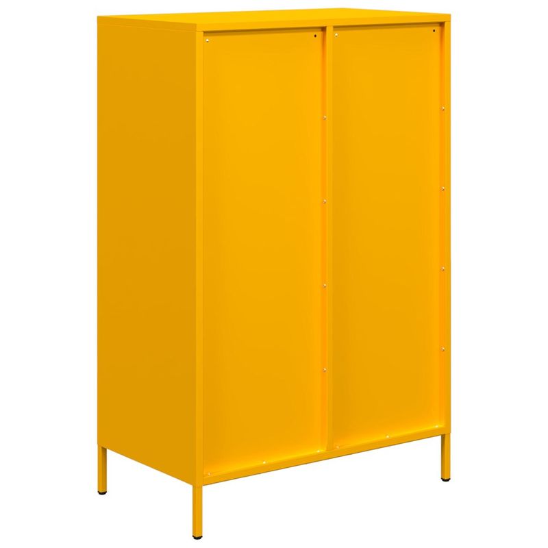Casa si Gradina - Mobilier - Comode si corpuri - Corpuri bucatarie - Dulap inalt, galben mustar, 68x39x101,5 cm, otel - Infinity.ro