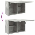 Casa si Gradina - Mobilier - Mobilier baie - Corpuri baie - Dulap perete baie, gri beton, 60x25x40 cm, lemn prelucrat - Infinity.ro