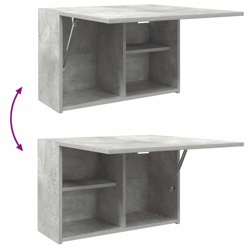 Casa si Gradina - Mobilier - Mobilier baie - Corpuri baie - Dulap perete baie, gri beton, 60x25x40 cm, lemn prelucrat - Infinity.ro
