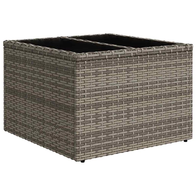 Casa si Gradina - Gradina si terasa - Mobilier exterior - Seturi mobila gradina - Set mobilier gradina cu perne, 6 piese, gri, poliratan - Infinity.ro
