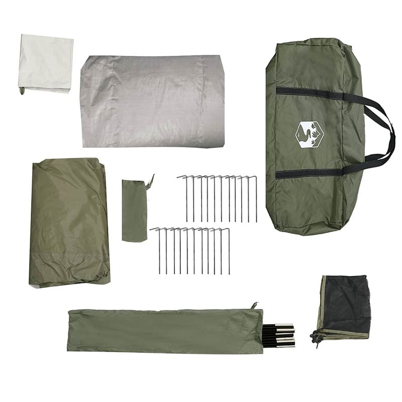 Sport si Outdoor - Camping - Corturi camping - Cort camping cupola 3 persoane verde masliniu impermeabil - Infinity.ro