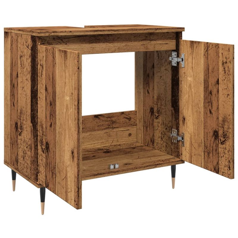 Casa si Gradina - Mobilier - Seturi de mobilier - Seturi baie - Dulap de baie, lemn vechi, 58x33x60 cm, lemn prelucrat - Infinity.ro