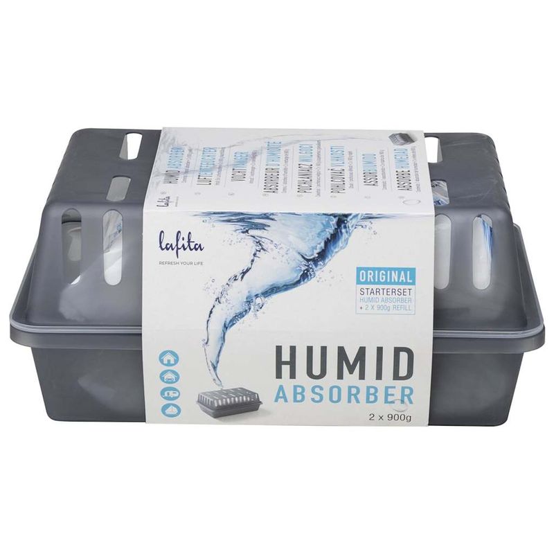 Casa si Gradina - Termice - Climatizare si ventilatie - Absorbante de umiditate cu saci de reumplere 2 buc 900 g - Infinity.ro