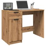 Casa si Gradina - Mobilier - Mese si birouri - Birouri - Birou, stejar artizanal, 100x50x75 cm, lemn prelucrat - Infinity.ro