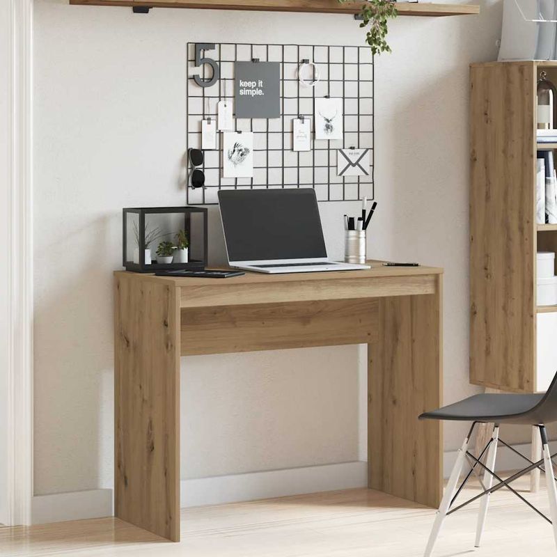 Casa si Gradina - Mobilier - Mese si birouri - Birouri - Birou, stejar artizanal, 90x40x72 cm, lemn prelucrat - Infinity.ro