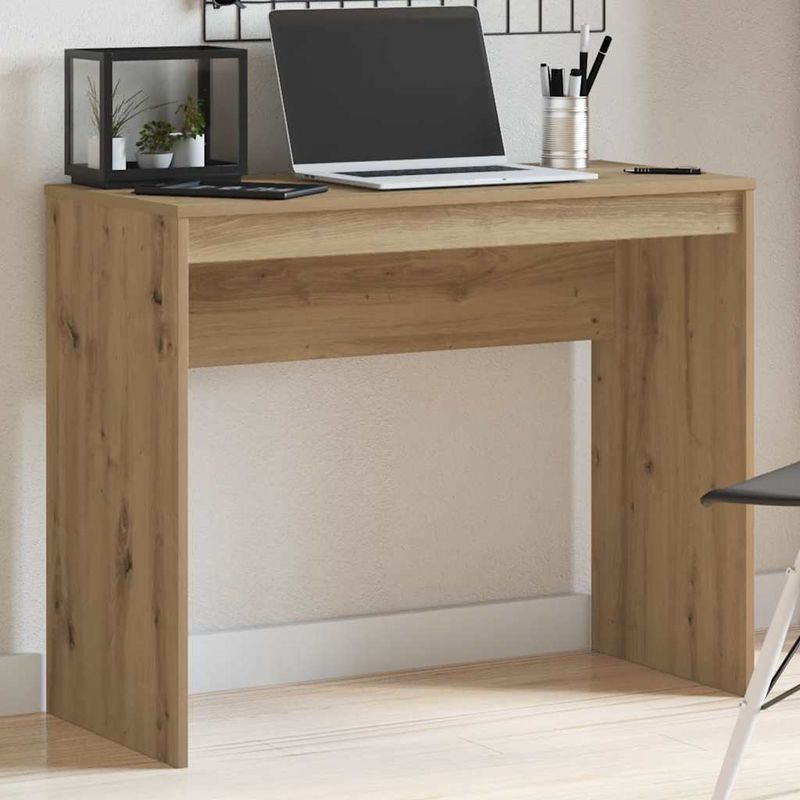 Casa si Gradina - Mobilier - Mese si birouri - Birouri - Birou, stejar artizanal, 90x40x72 cm, lemn prelucrat - Infinity.ro