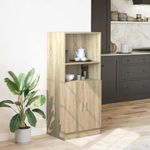 Casa si Gradina - Mobilier - Comode si corpuri - Corpuri bucatarie - Dulap bucatarie stejar Sonoma, 57x41,5x131,5 cm, lemn prelucrat - Infinity.ro