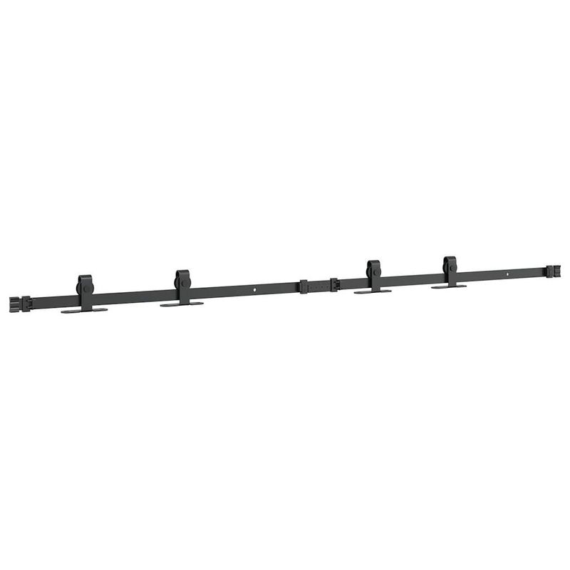 Casa si Gradina - Constructii - Usi interior, exterior si garaj - Accesorii usi - Set usi glisante pentru dulap 152 cm otel carbon - Infinity.ro