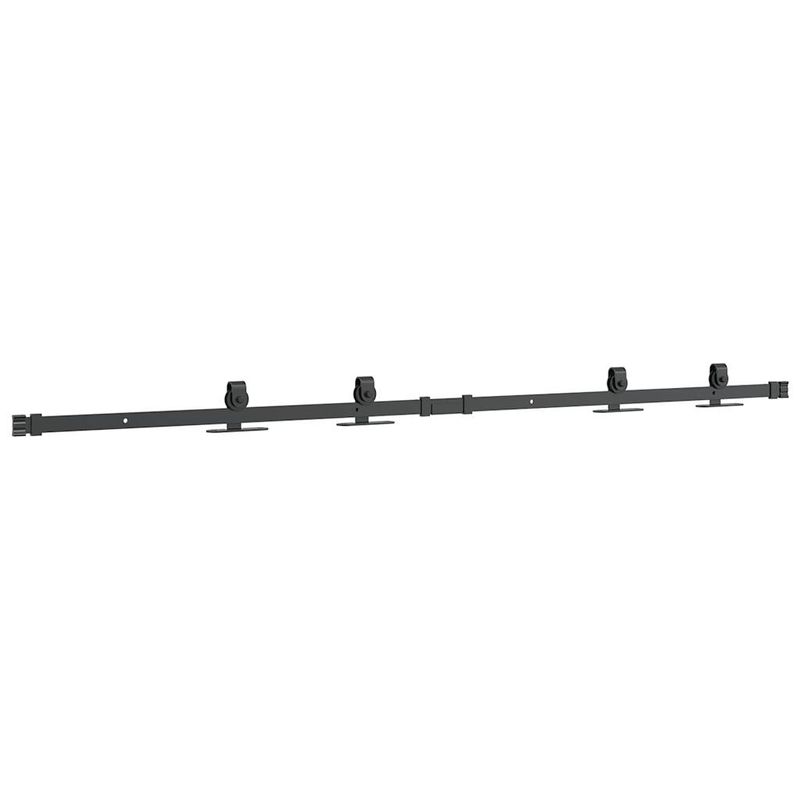 Casa si Gradina - Constructii - Usi interior, exterior si garaj - Accesorii usi - Set usi glisante pentru dulap 152 cm otel carbon - Infinity.ro