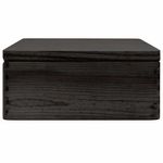 Casa si Gradina - Mobilier - Organizare si depozitare - Cutii depozitare - Cutie din lemn cu capac negru 40x30x13 cm lemn masiv de pin - Infinity.ro