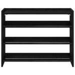 Casa si Gradina - Mobilier - Organizare si depozitare - Organizator incaltaminte - Pantofar, negru, 80x25x61,5 cm, lemn prelucrat, lăţime 80 cm, înălțime 62 cm - Infinity.ro