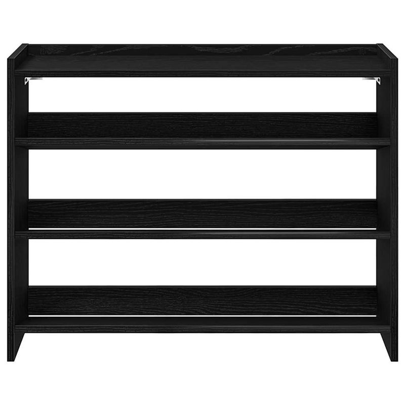 Casa si Gradina - Mobilier - Organizare si depozitare - Organizator incaltaminte - Pantofar, negru, 80x25x61,5 cm, lemn prelucrat, lăţime 80 cm, înălțime 62 cm - Infinity.ro