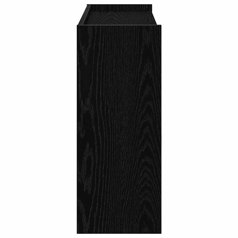 Casa si Gradina - Mobilier - Organizare si depozitare - Organizator incaltaminte - Pantofar, negru, 80x25x61,5 cm, lemn prelucrat, lăţime 80 cm, înălțime 62 cm - Infinity.ro