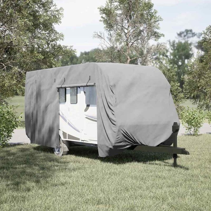 Auto si Moto - Intretinere auto - Huse auto - Husa de rulota gri 670x250x220 cm Tesatura netesuta - Infinity.ro