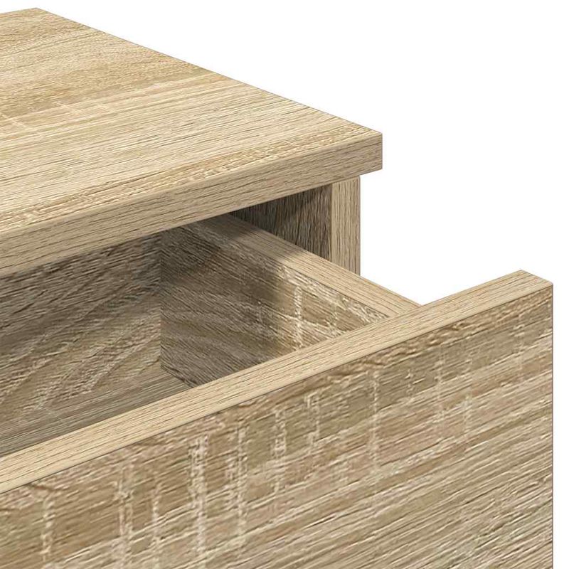 Casa si Gradina - Mobilier - Biblioteci si rafturi - Rafturi - Raft de perete cu sertare Stejar Sonoma lemn prelucrat, mărime 60x28x15 cm - Infinity.ro