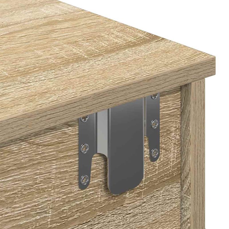 Casa si Gradina - Mobilier - Biblioteci si rafturi - Rafturi - Raft de perete cu sertare Stejar Sonoma lemn prelucrat, mărime 60x28x15 cm - Infinity.ro
