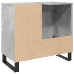 Casa si Gradina - Mobilier - Seturi de mobilier - Seturi baie - Dulap de chiuveta baie, gri beton, 65x33x60 cm, lemn prelucrat - Infinity.ro